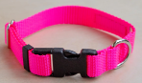 COLLAR NYLON NEON PINK