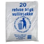 REFUSE BAG BULK 20 PER PACK 28MIC
